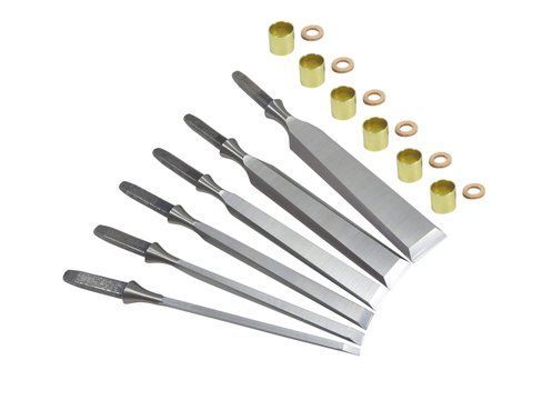 Narex 6 Piece Set Unhandled Premium Chisel (6 pc set 1/8, 1/4, 3/8, 1/2. 3/4 and 1 Inch)