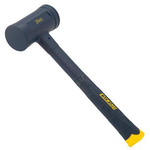 ESTWING Dead Blow Hammer - 26 oz Mallet with No-Mar Polyurethane & Cushion Grip Handle - CCD26
