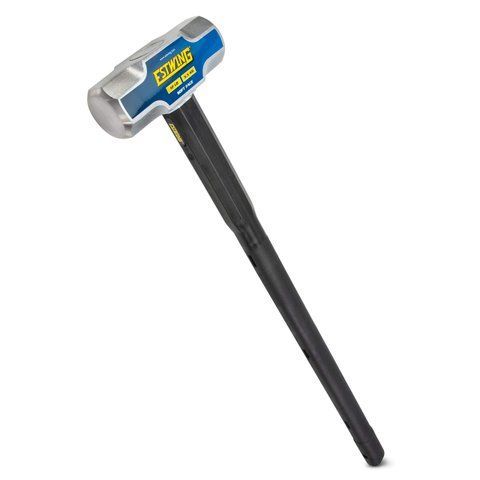 Estwing 12-Pound Soft Face Sledge Hammer for Automotive, Industrial, and Construction Use, 30-35 HRC, Locked Head, 36-Inch Long Indestructible Handle with Vulcanized Rubber Overlay