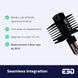 E3D High Flow ObXidian&trade; Bambu Lab P1P/P1S & X1 Carbon (0.4mm) HotEnd, 60% Increased Flow Rate, Smooth 3D Printing, Ideal for Fiber-Filled Filaments, Officially Approved
