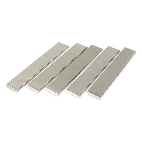 TSPROF - 5 Pieces Rectangular Sharpening Stone Set, Diamond Sharpening Stone on Blanks for Knife Blades, Diamond Stone Set for Novice and Advanced Users, Knife Sharpening Kit Must-Have